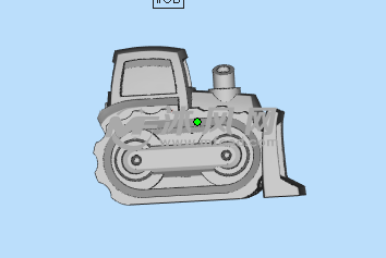 玩具推土车模型