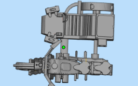 三轮摩托车立体造型