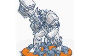 毁灭黑手摆件右视图