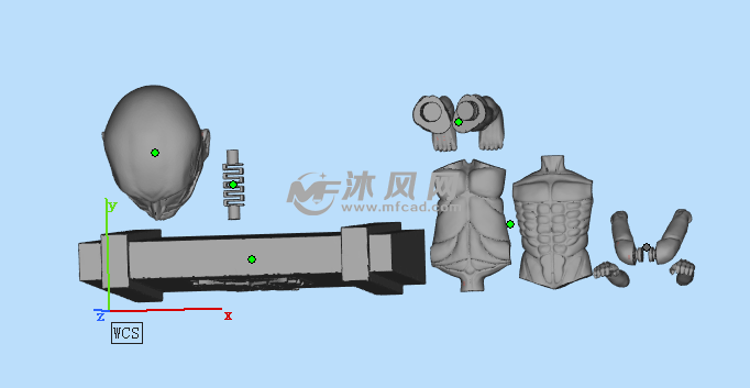 进击的巨人零件图