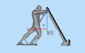 手机支架侧视图