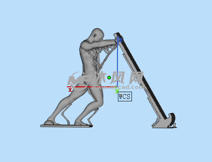 手机支架侧视图