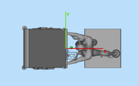 手机支架俯视图