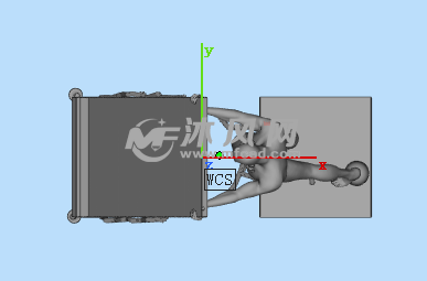手机支架俯视图
