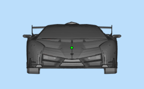 兰博基尼正面图