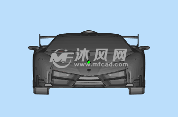 兰博基尼正面图