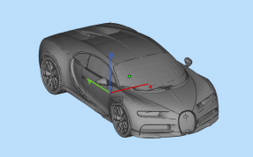 布加迪跑车模型
