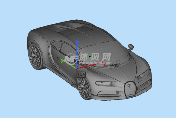 布加迪跑车模型