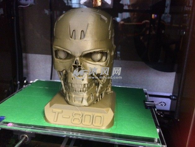 终结者头像打印图