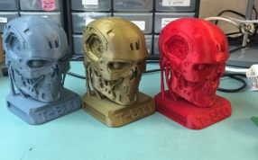 终结者头像等轴视图