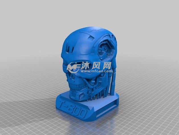 终结者头像侧视图