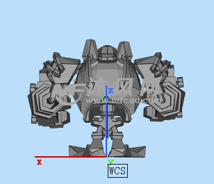蒸汽机器人背面