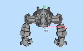 蒸汽机器人俯视图