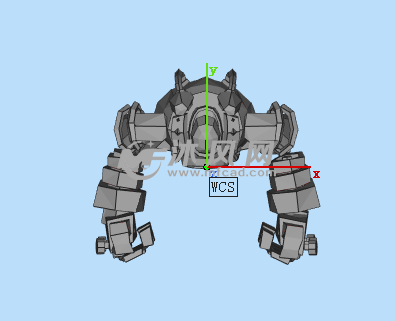 蒸汽机器人俯视图
