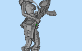 皮城女警侧视图