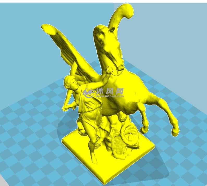 一款人马雕塑