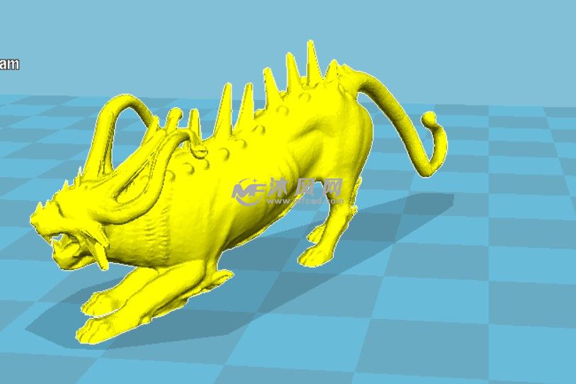 狮龙创意模型