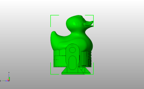 机器人鸭子侧视图