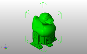 机器人鸭子斜视图