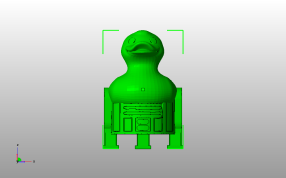 机器人鸭子主视图