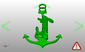 家庭装饰物斜视图