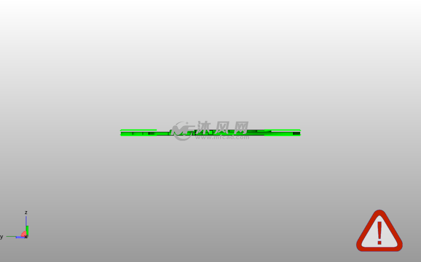 家庭装饰物主视图