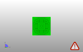  摩天大楼模型俯视图