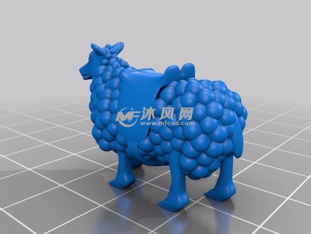 骑羊小女孩山羊