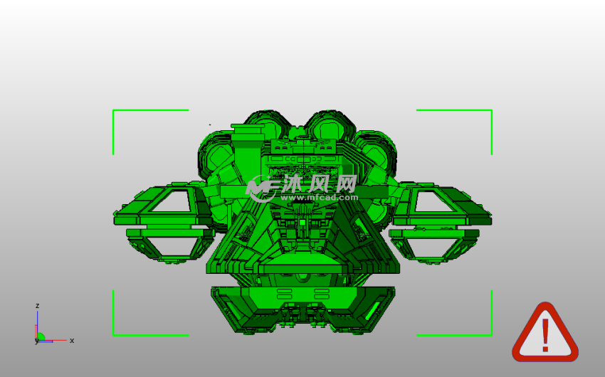太空堡垒卡拉狄加模型主视图