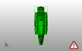 太空堡垒卡拉狄加模型俯视图