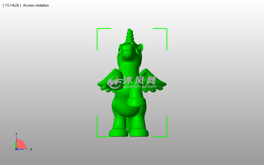 跳跃的小马主视图