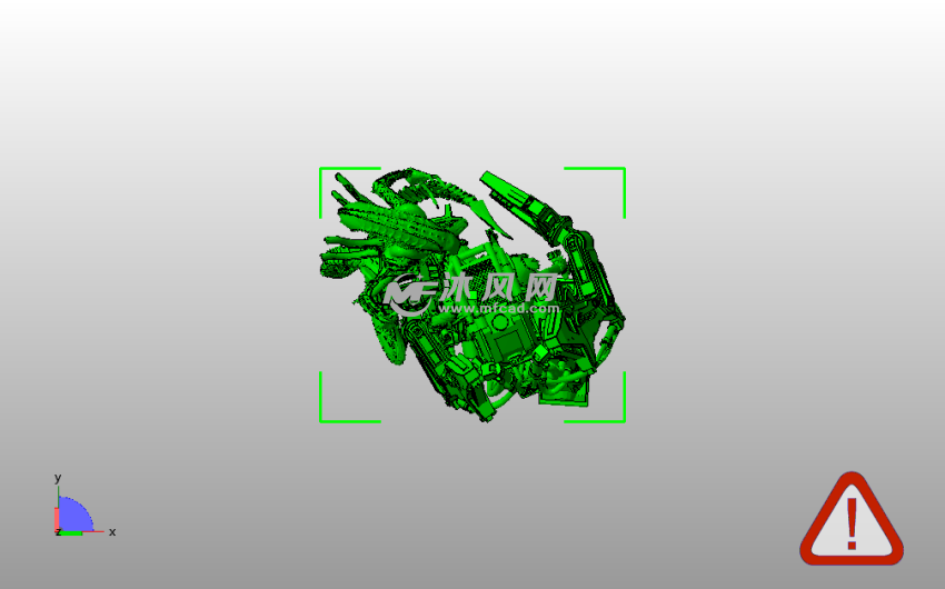 外星攻击机器人俯视图