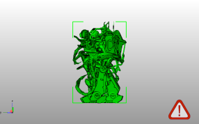 外星攻击机器人侧视图