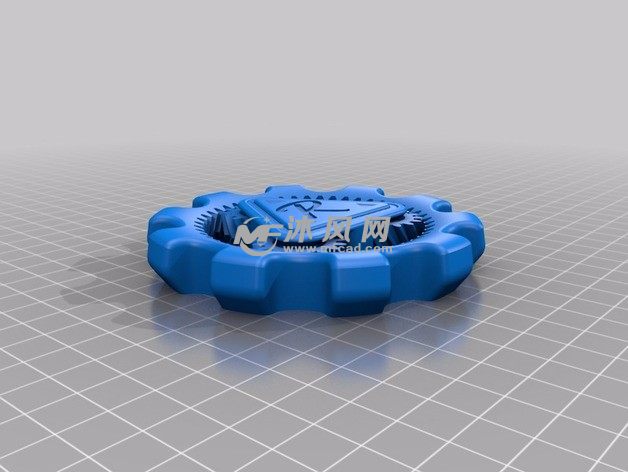 玩具齿轮模型斜视图