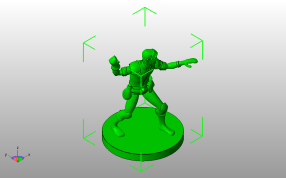 网球王子模型斜视图