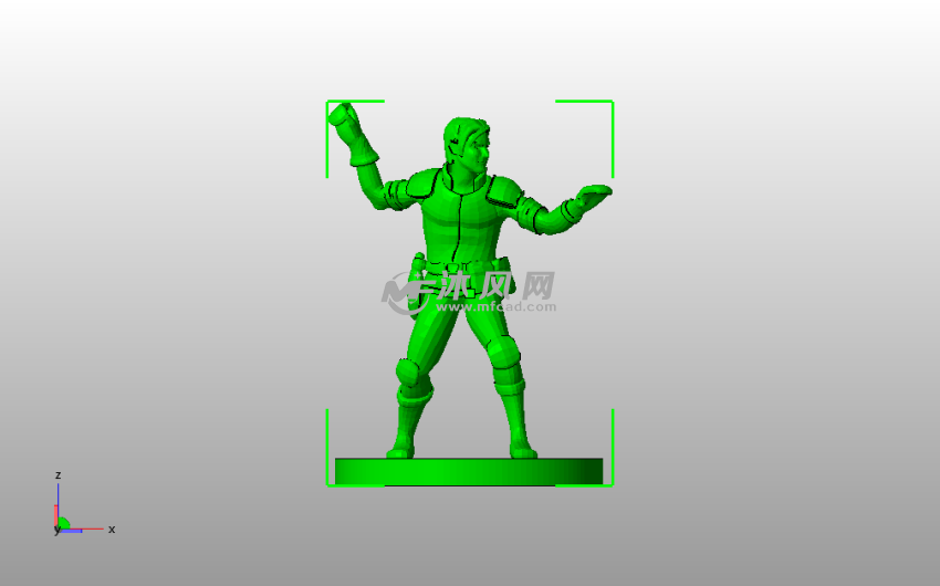 网球王子模型主视图