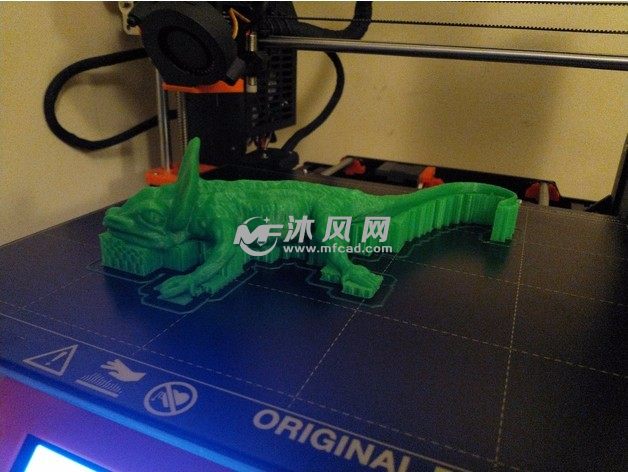 蜥蜴3D模型打印图