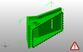 小木屋储蓄罐盖子斜视图