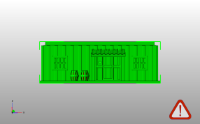 小木屋储蓄罐底主视图