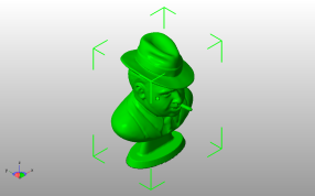 阿尔·卡彭半身像斜视图