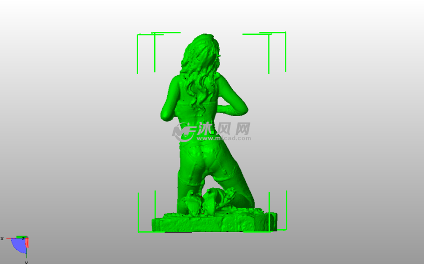 被囚禁的女孩后视图