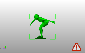 冲浪少女模型主视图