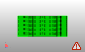  碉堡楼模型底主视图