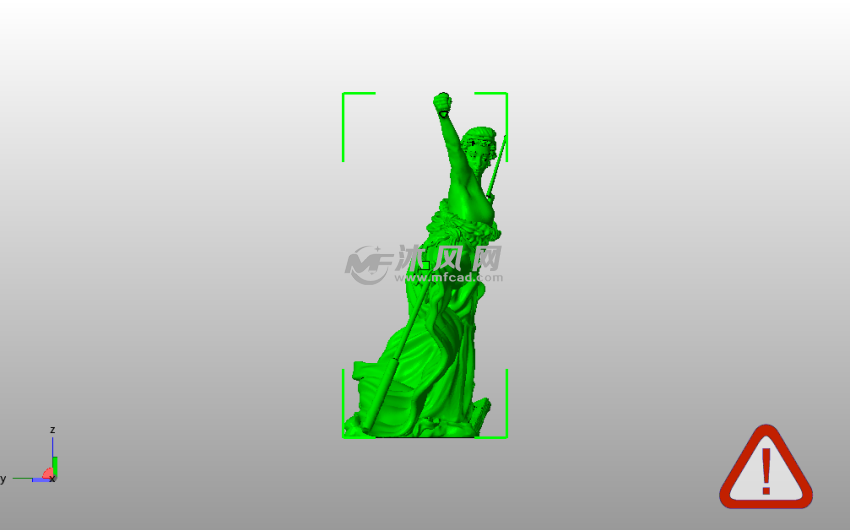 法国大革命雕塑主视图