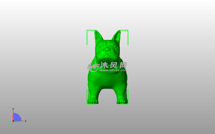 法国沙皮狗主视图