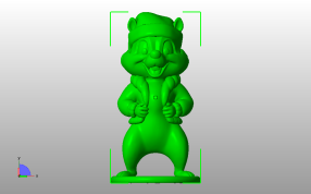 花栗鼠模型主视图