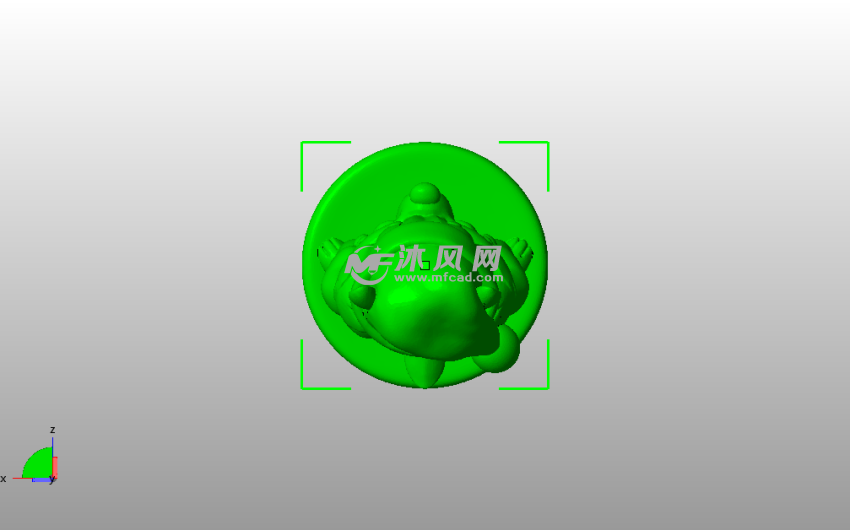 花栗鼠模型俯视图