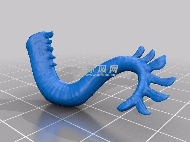 火龙3D模型尾巴