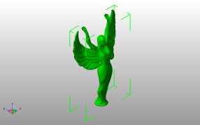 奖杯3D模型斜视图