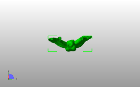 奖杯3D模型俯视图